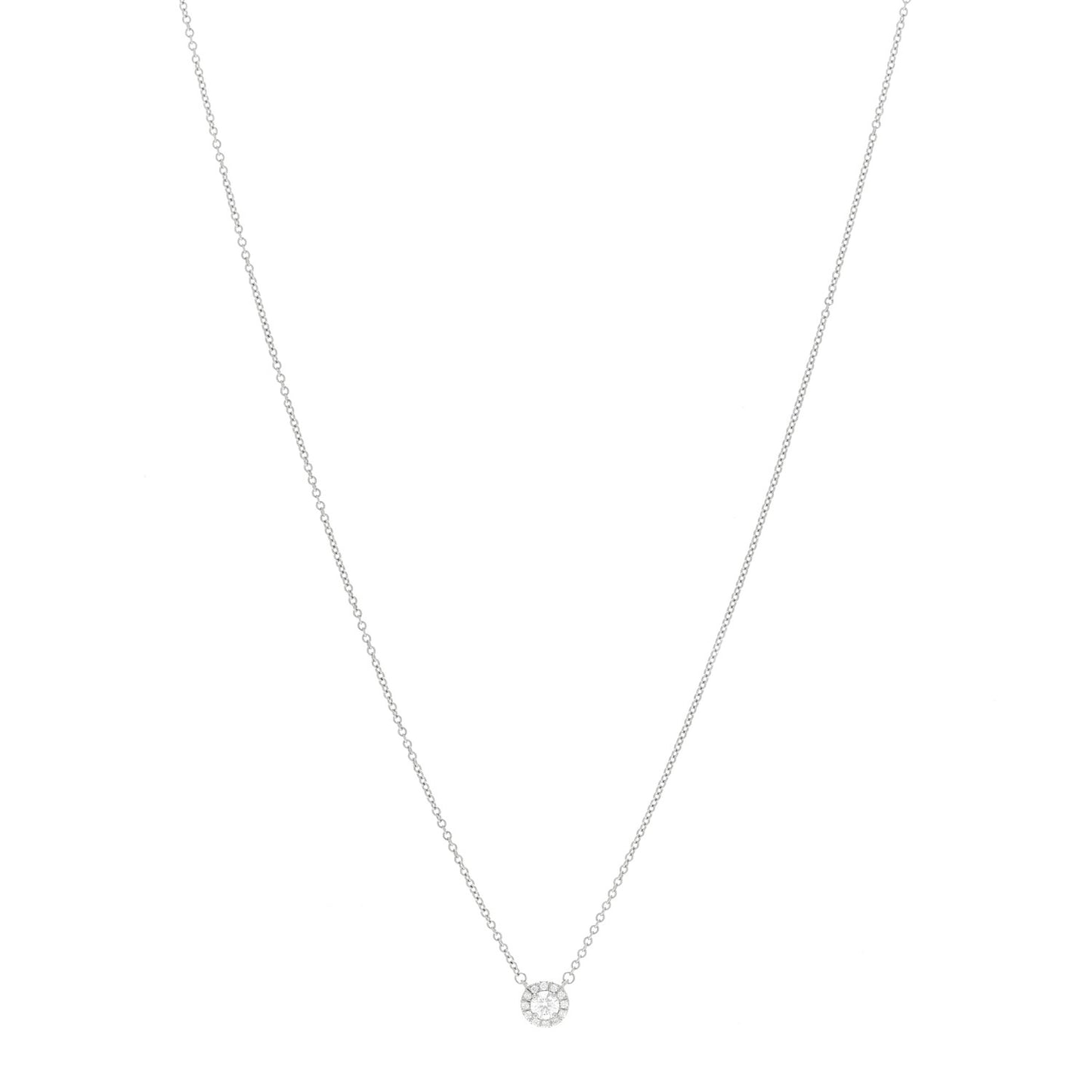 Platinum Diamond .22ct Soleste Pendant