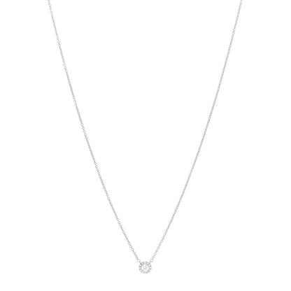 Tiffany Platinum Diamond .22ct Soleste Pendant 1 of 5