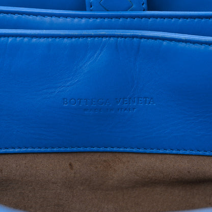 Bottega Veneta Light Calf Intrecciato Medium Roma Signal Blue 8 of 16