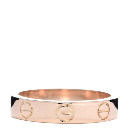 Cartier 18K Pink Gold 3.5mm LOVE Wedding Band Ring 48 4.5 1 of 4