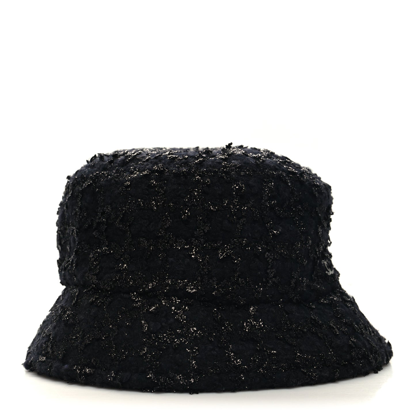 Tweed Bucket Hat L Black