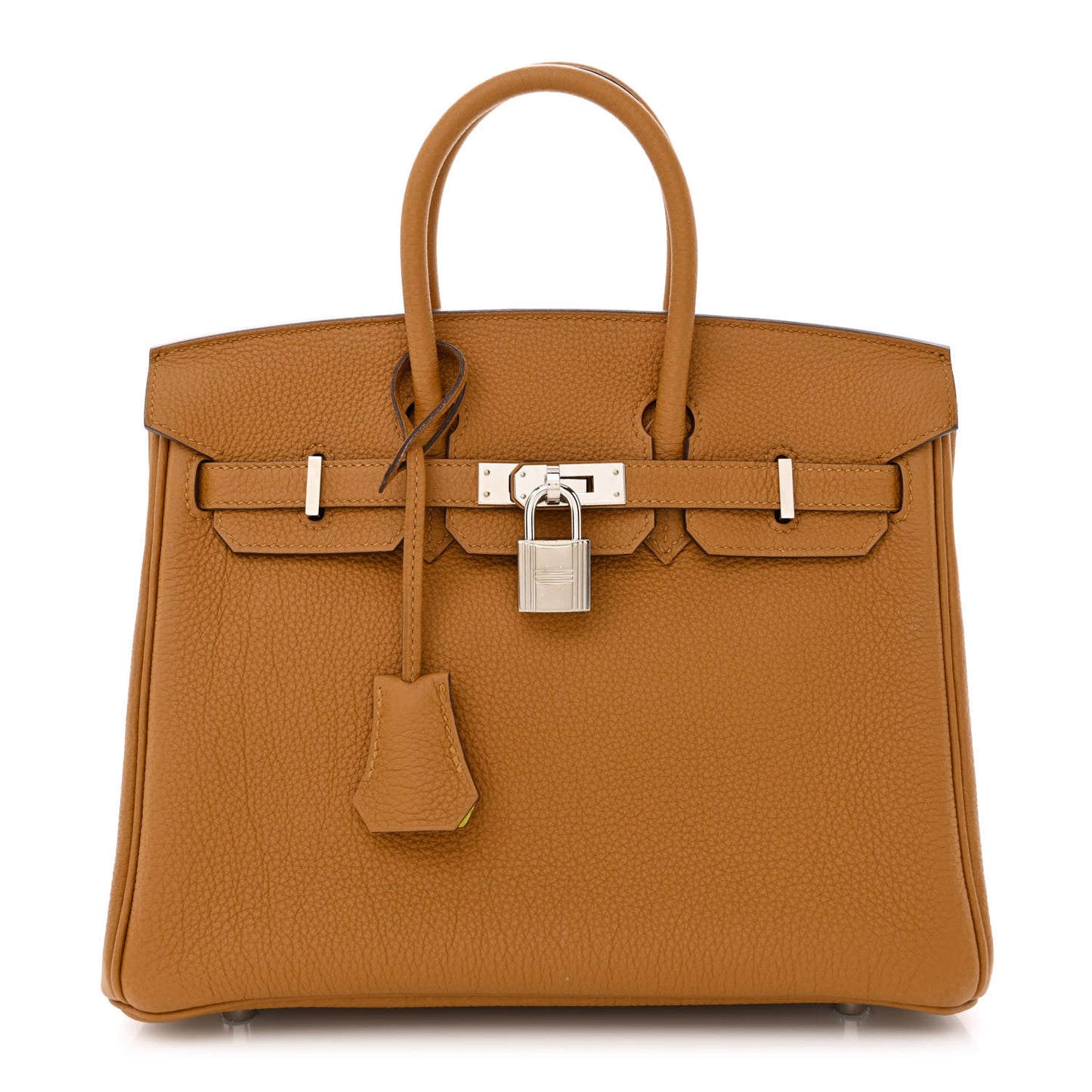 Togo Verso Birkin 25 Caramel Lime