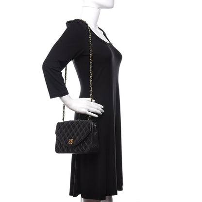Chanel Lambskin Medium Single Flap Black 2 of 11