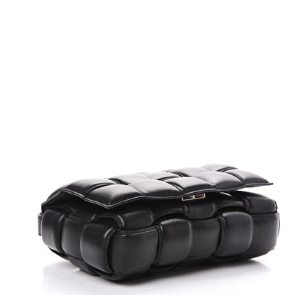 Bottega Veneta Nappa Maxi Intreccio Padded Cassette Crossbody Bag Black 3 of 8
