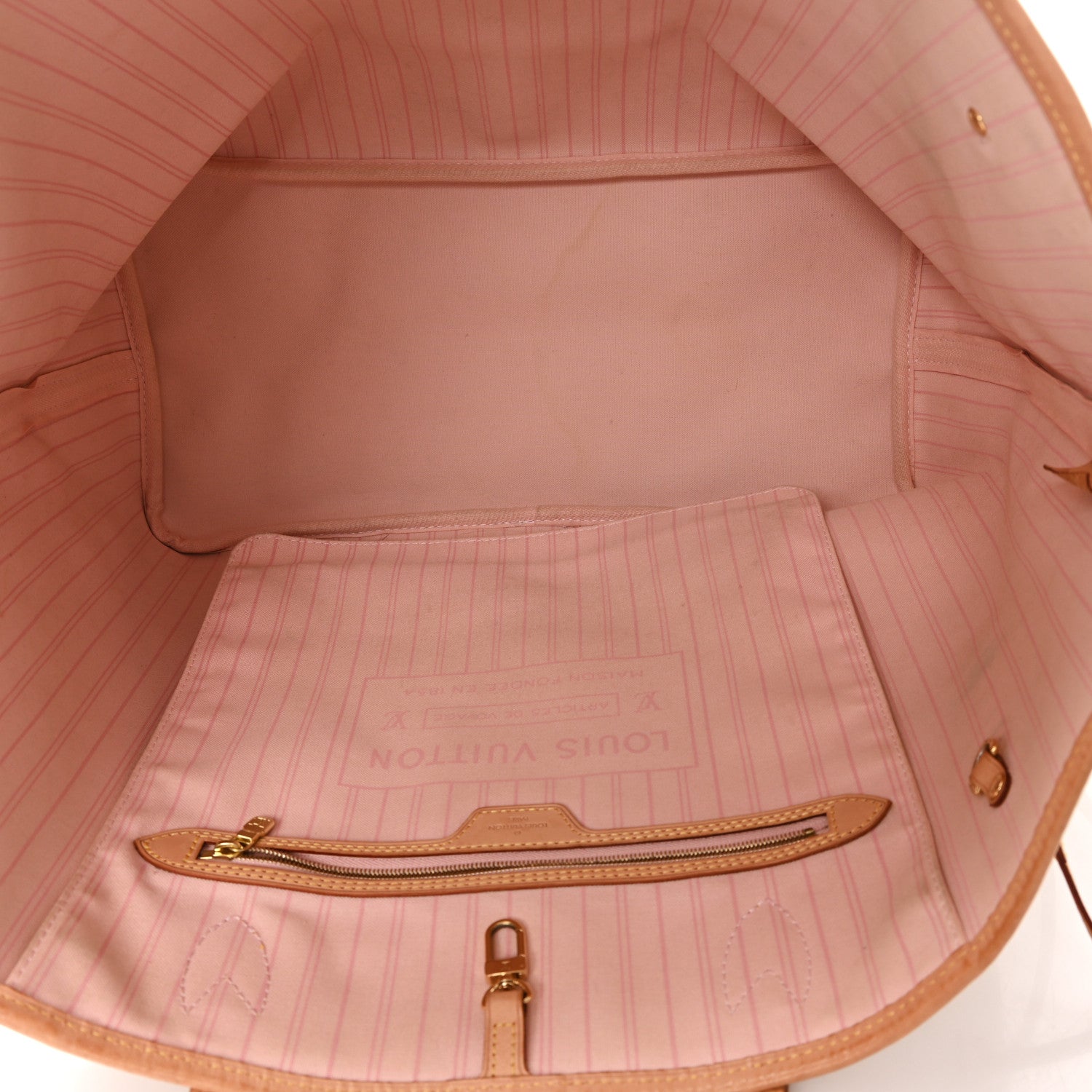 Louis Vuitton Damier Azur Neo Neverfull GM Rose Ballerine 5 of 12