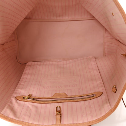 Louis Vuitton Damier Azur Neo Neverfull GM Rose Ballerine 5 of 12