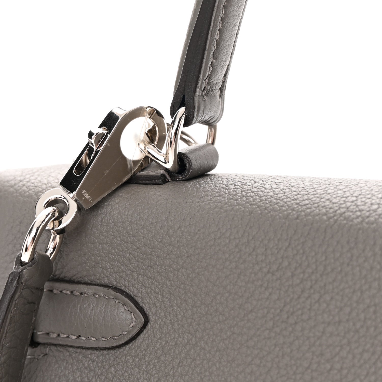 Hermes Togo Kelly Retourne 25 Gris Meyer 12 of 13