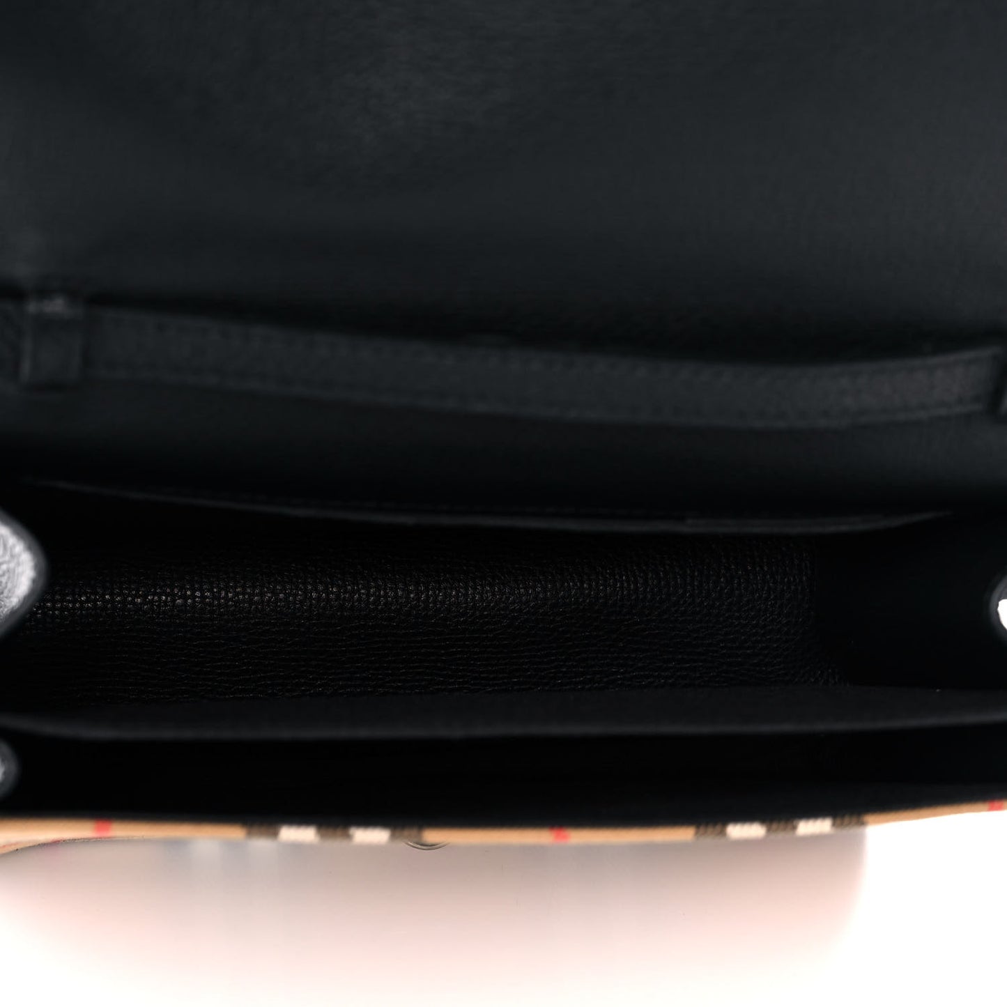 Derby Calfskin Vintage Check Small Macken Crossbody Bag Black