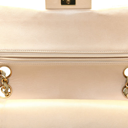 Chanel Lambskin Quilted Small Double Flap Beige 11 of 29
