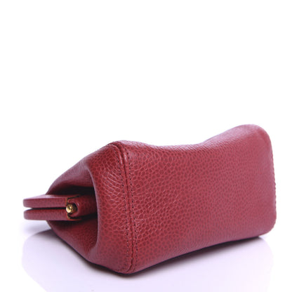 Chanel Caviar CC Coin Purse Red 4 of 8