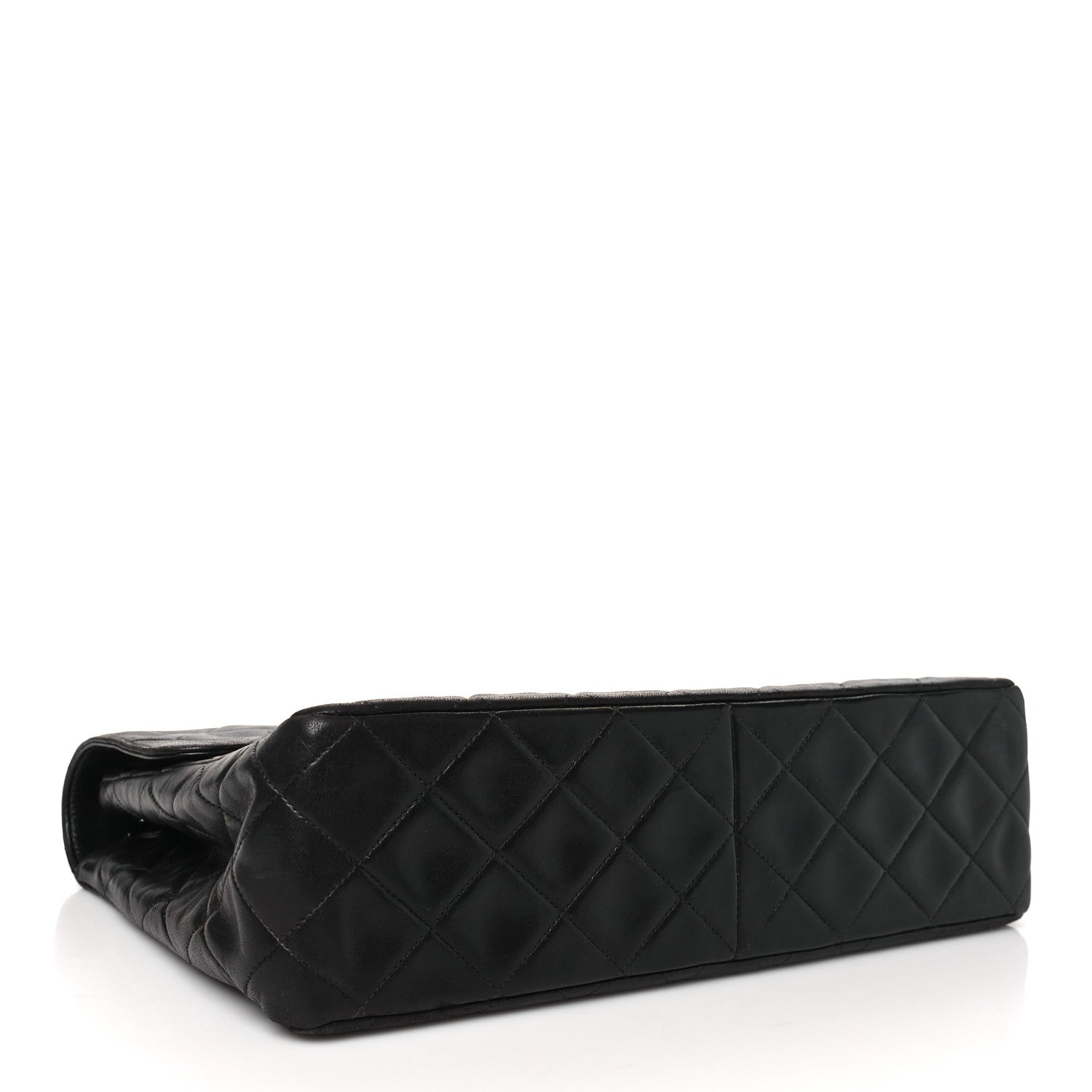 Chanel Lambskin Quilted Jumbo Single Flap So Black 5 of 11
