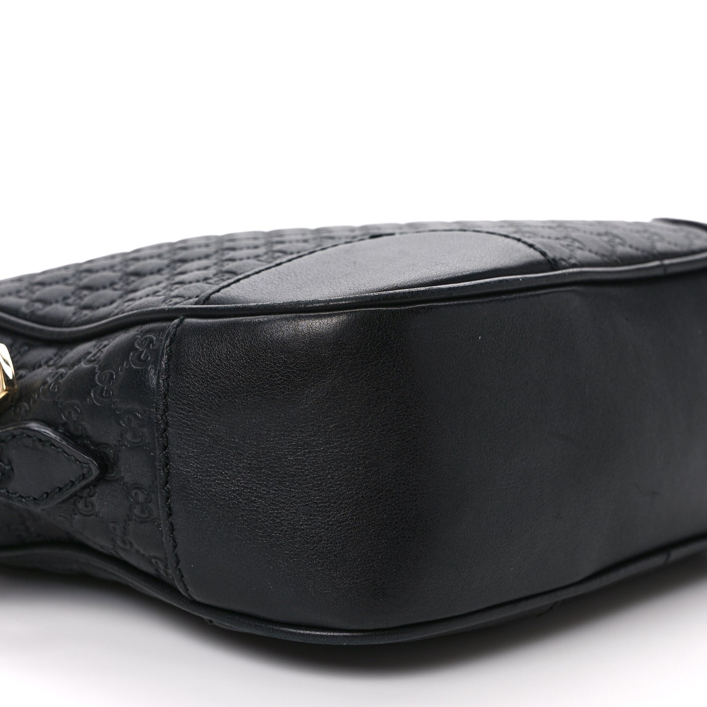 Microguccissima Mini Bree Messenger Bag Black