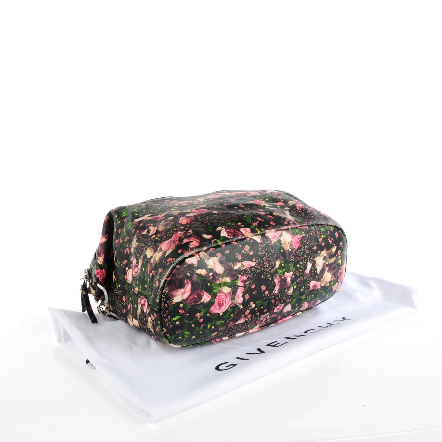 Lambskin Roses Camouflage Print Medium Nightingale Black