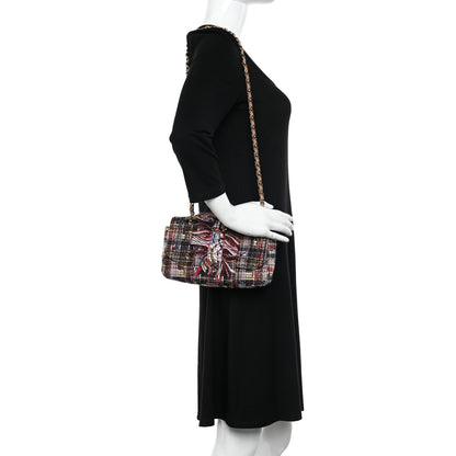Chanel Tweed Sequin Small Fantasy Single Flap Multicolor 1 of 15