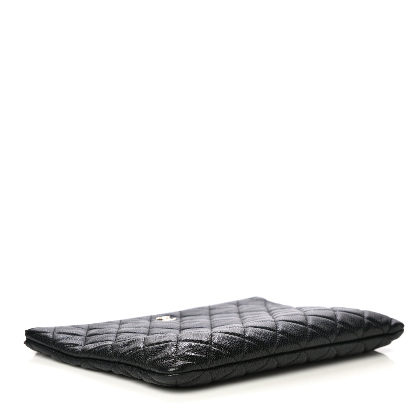 Caviar Quilted Medium Cosmetic Case Black