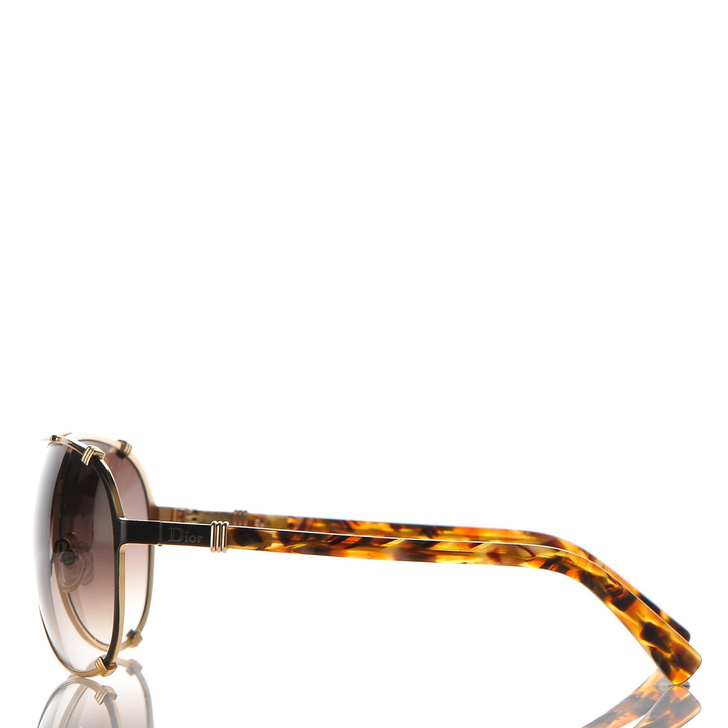 Chicago 2 Aviator Sunglasses Gold Grey