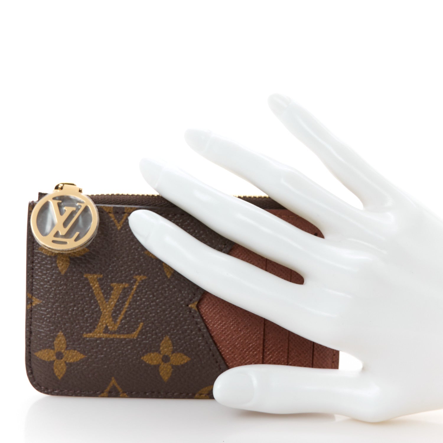 Louis Vuitton Monogram Zipped Romy Card Holder 2 of 8