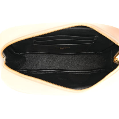 Saint Laurent Grain De Poudre Matelasse Monogram Mini Lou Camera Bag Crema Soft 5 of 10