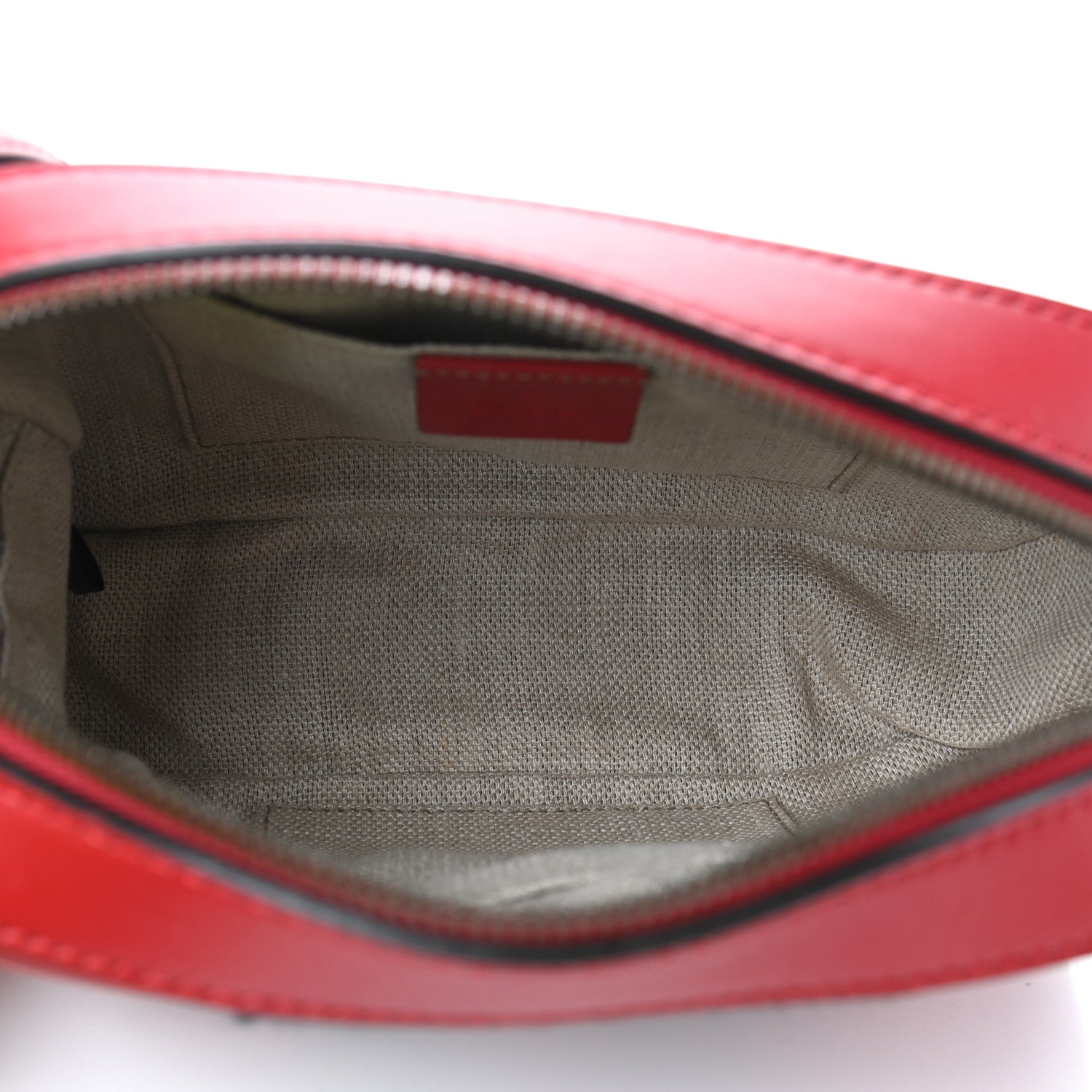 Gucci Calfskin Web Small Webby Bee Shoulder Bag Red 4 of 4