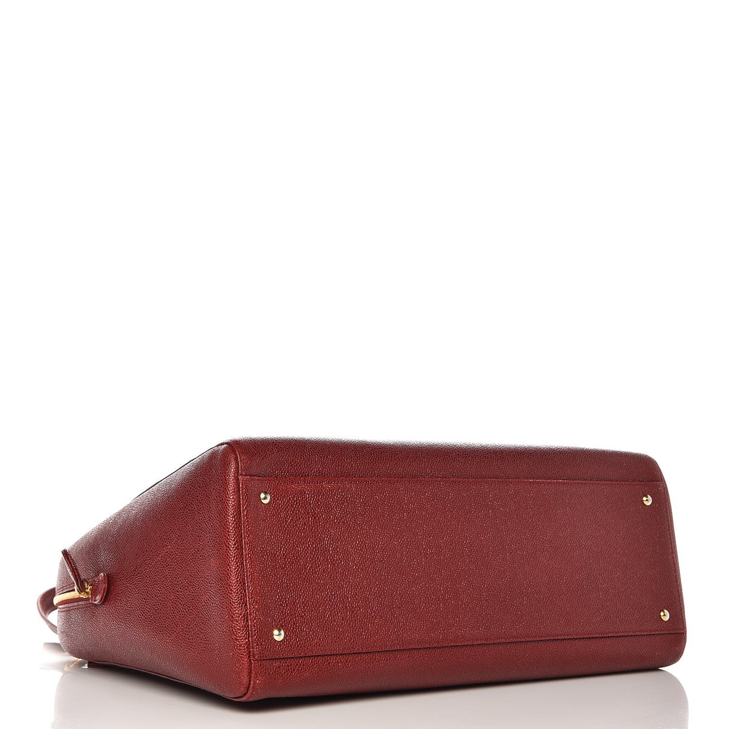 Caviar Large CC Shoulder Bag Red