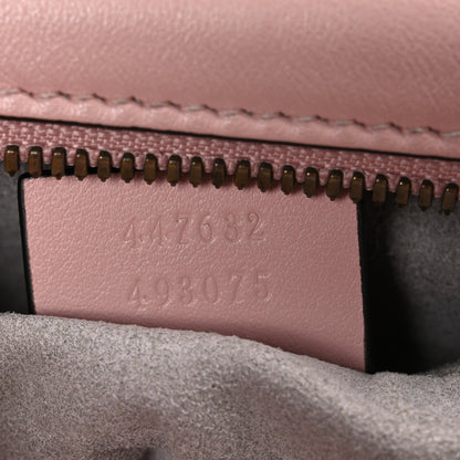 Gucci Calfskin Matelasse Small GG Marmont Chain Shoulder Bag Perfect Pink 7 of 12