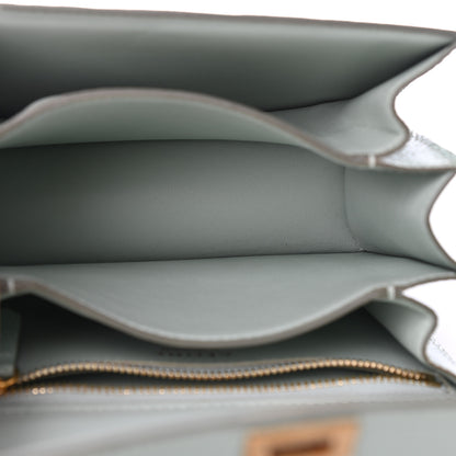 Celine Lizard Small Classic Box Flap Bag Pastel Green 5 of 8