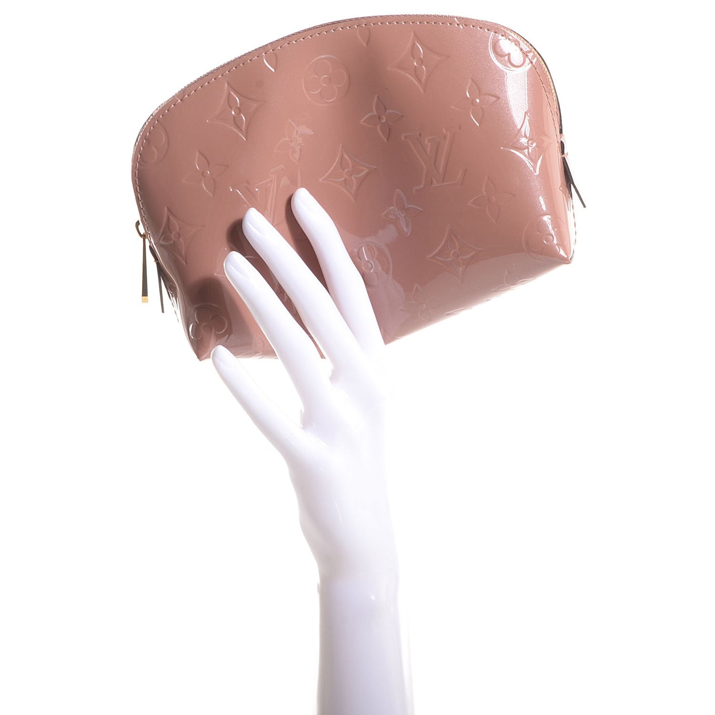 Vernis Cosmetic Pouch Rose Velours