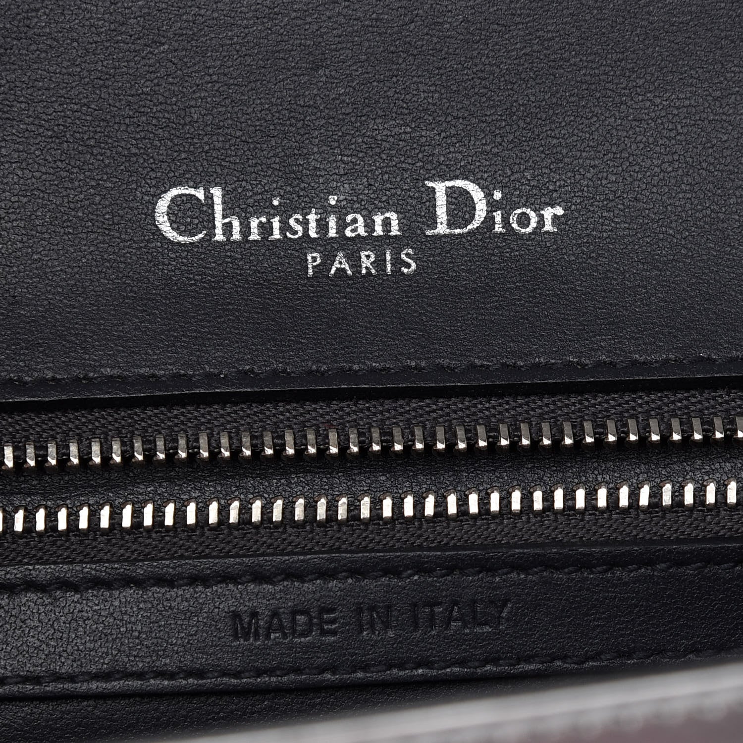 Christian Dior Metallic Patent Micro-Cannage Diorama Flap Bag Silver 6 of 9