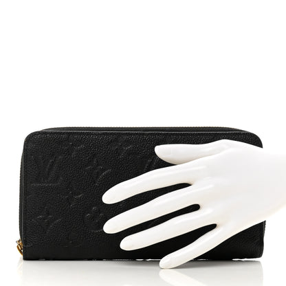 Louis Vuitton Empreinte Zippy Wallet Black 2 of 7