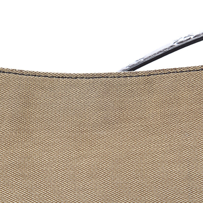 Gucci Canvas Signature Hobo Shoulder Bag Dark Brown 10 of 13