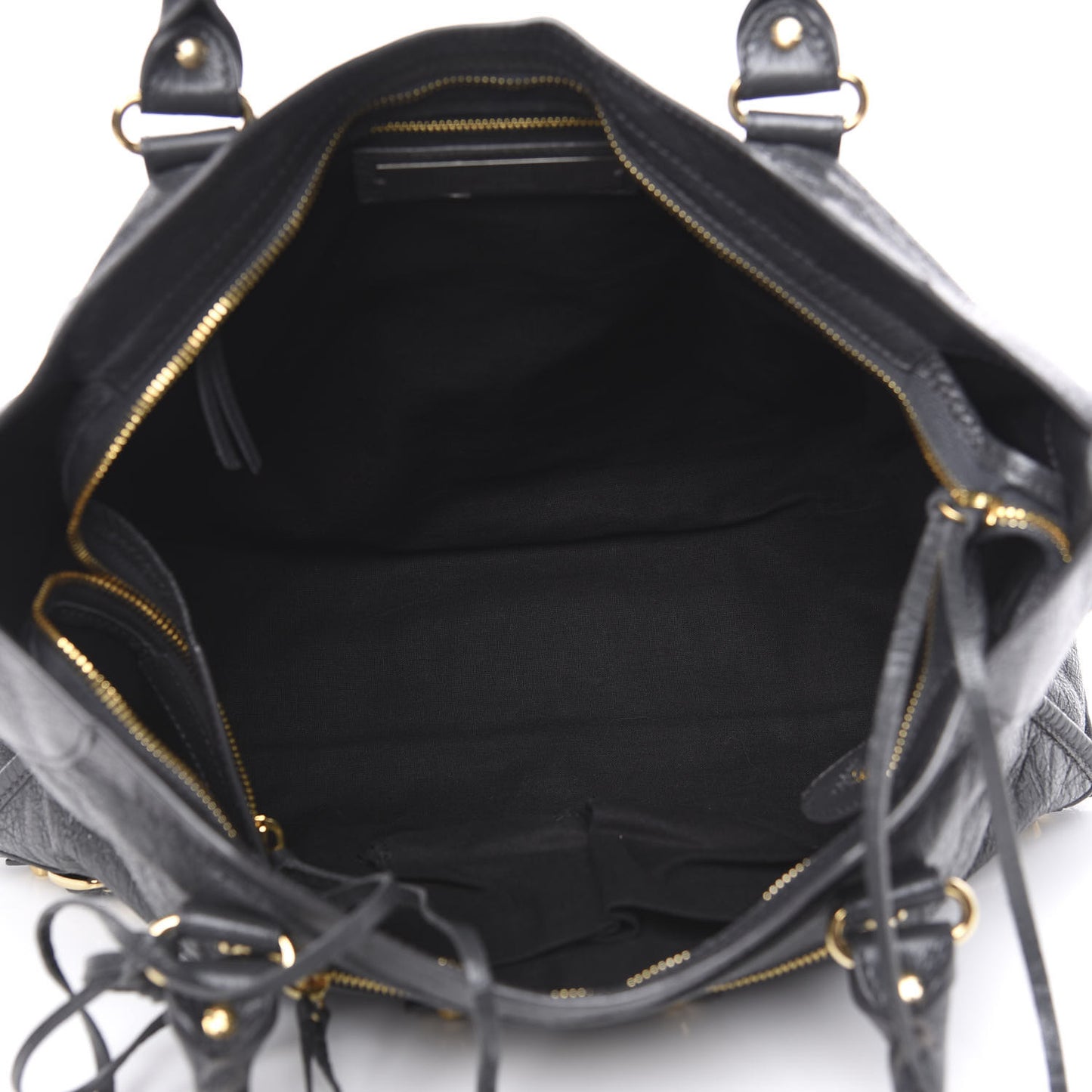 Agneau Classic Gold Hardware City Gris Fossile Anthracite