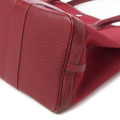 Hermes Buffle Sindhu Toile Garden Party 36 MM Tote Rouge Imperial 5 of 8