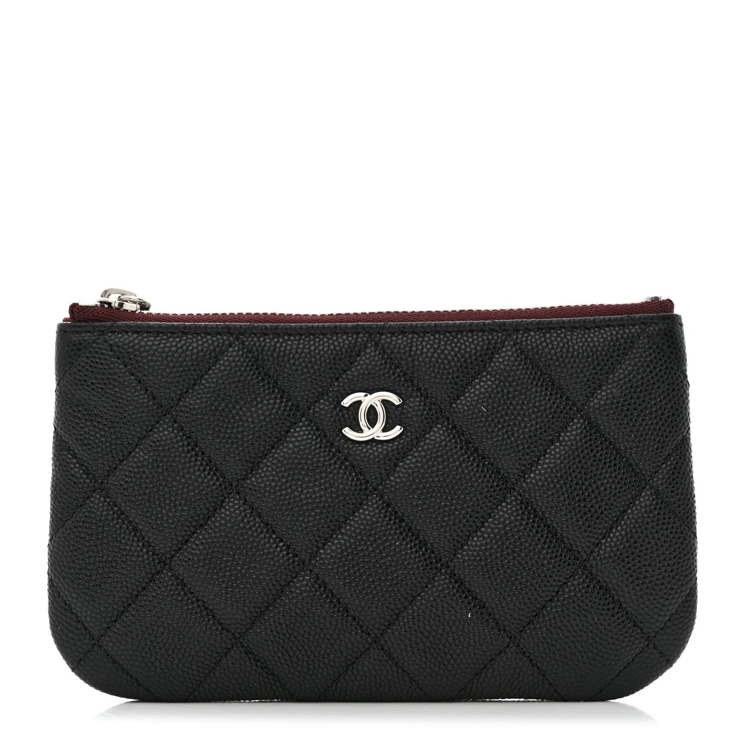 Chanel Caviar Quilted Small Cosmetic Case Black 1 of 8