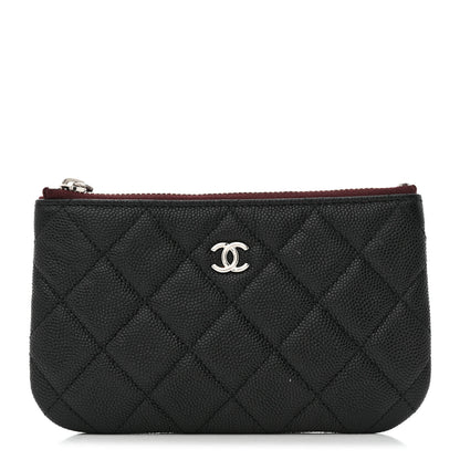 Chanel Caviar Quilted Small Cosmetic Case Black 1 of 8