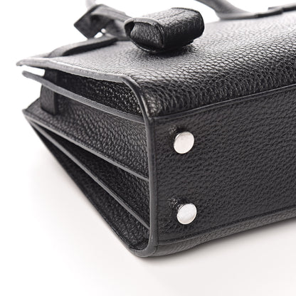 Saint Laurent Grained Calfskin Nano Sac De Jour Black 10 of 12