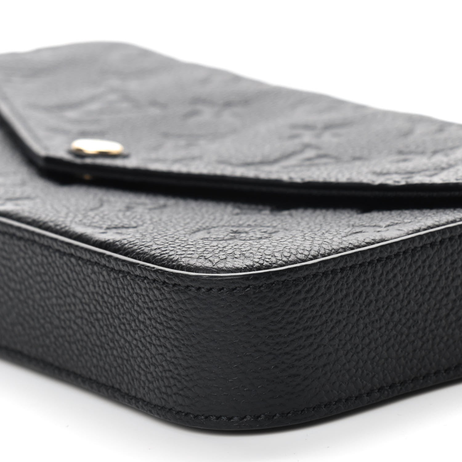Louis Vuitton Empreinte Pochette Felicie Chain Wallet Black 7 of 11