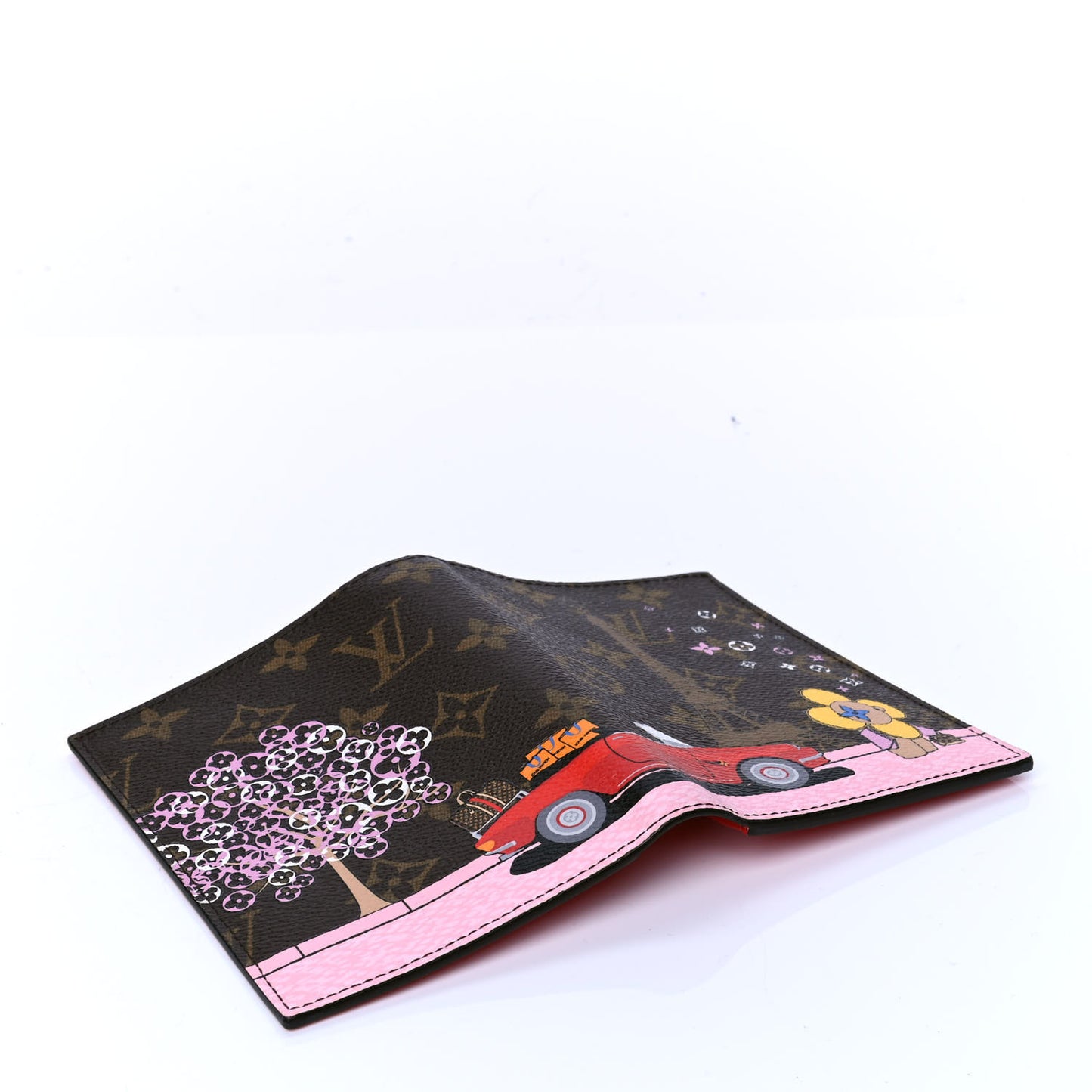 Monogram 2019 Christmas Animation Passport Cover Rouge