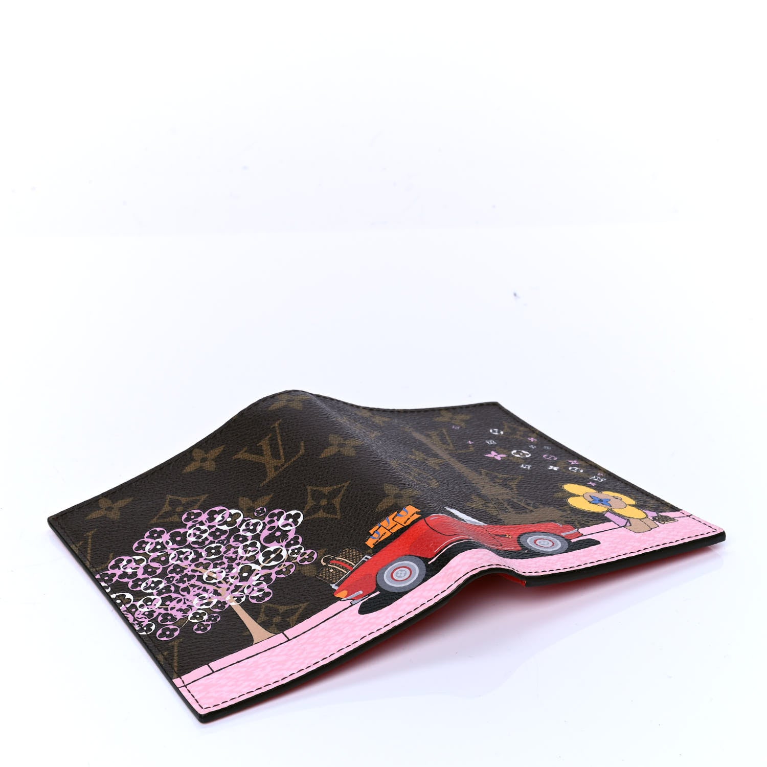 Louis Vuitton Monogram 2019 Christmas Animation Passport Cover Rouge 4 of 5