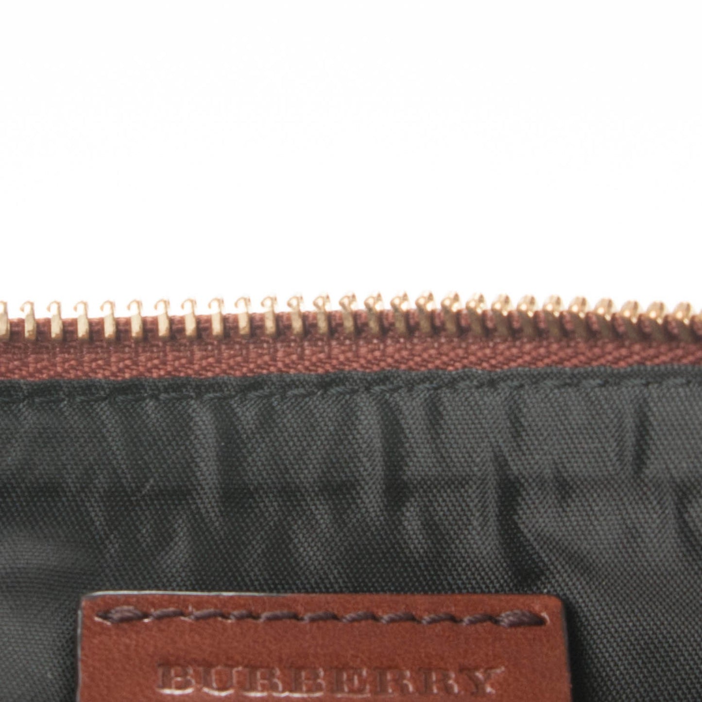 House Check Bridle Calfskin Peyton Crossbody Tan
