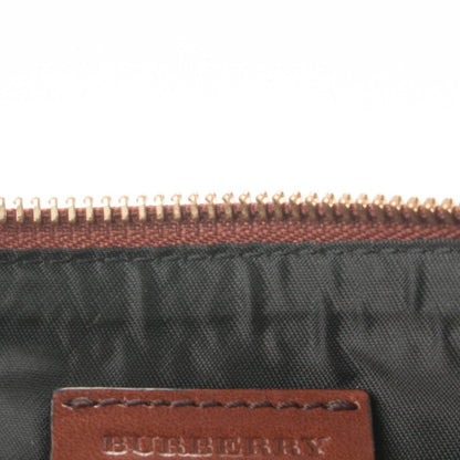 Burberry House Check Bridle Calfskin Peyton Crossbody Tan 9 of 9