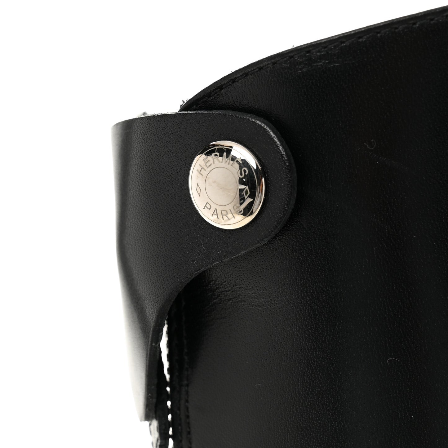Calfskin Hippique Riding Boots 37 Black