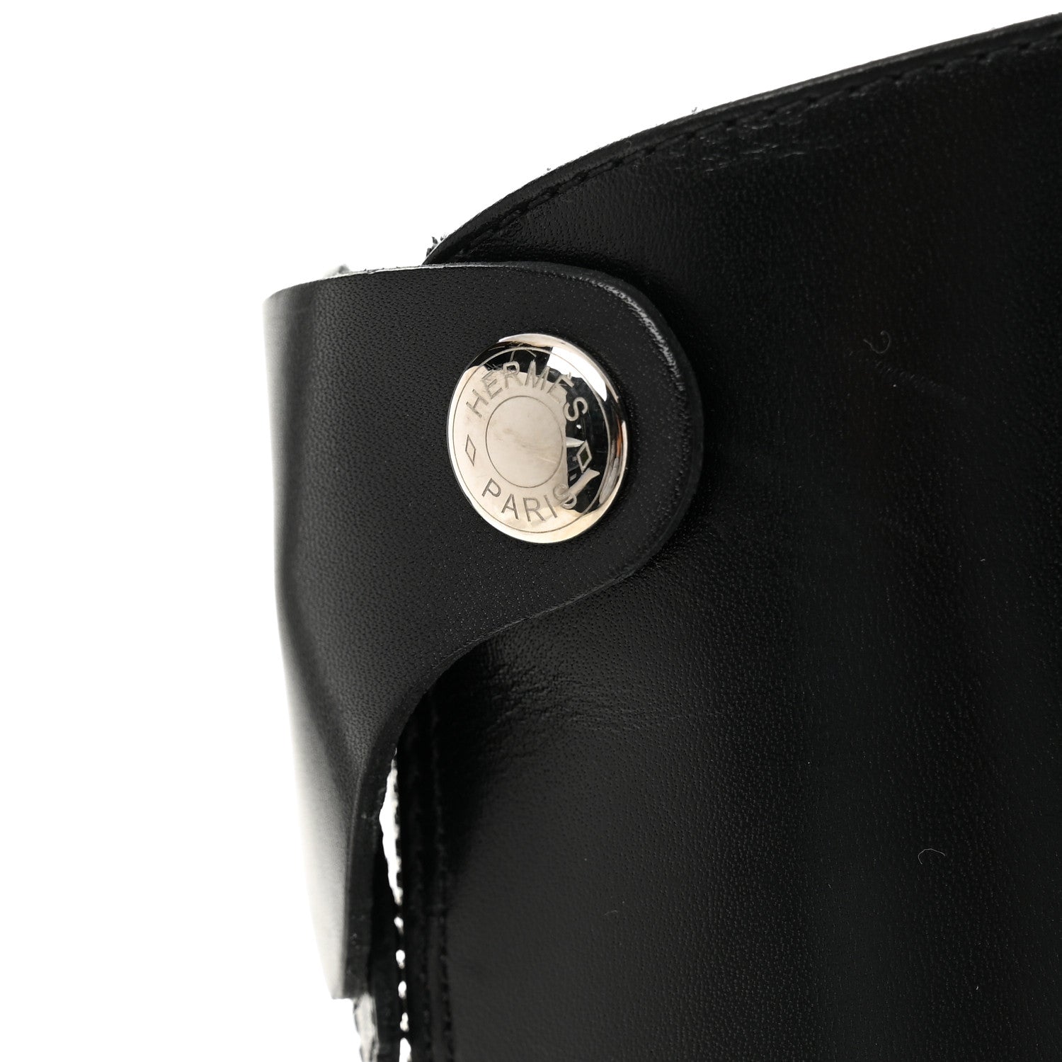 Hermes Calfskin Hippique Riding Boots 37 Black 10 of 10