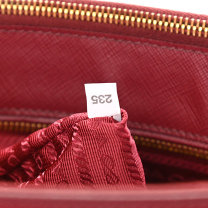 Prada Saffiano Lux Medium Tote Cerise 10 of 13