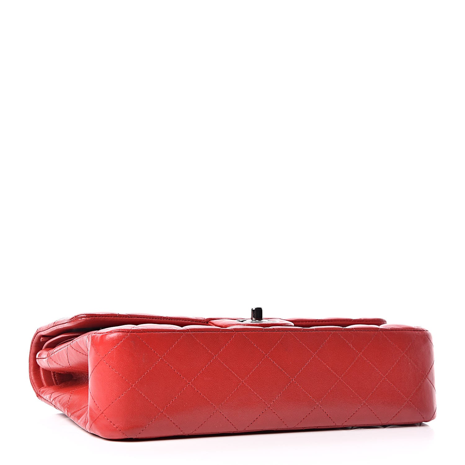 Chanel Lambskin Quilted Medium Double Flap Red 5 of 15