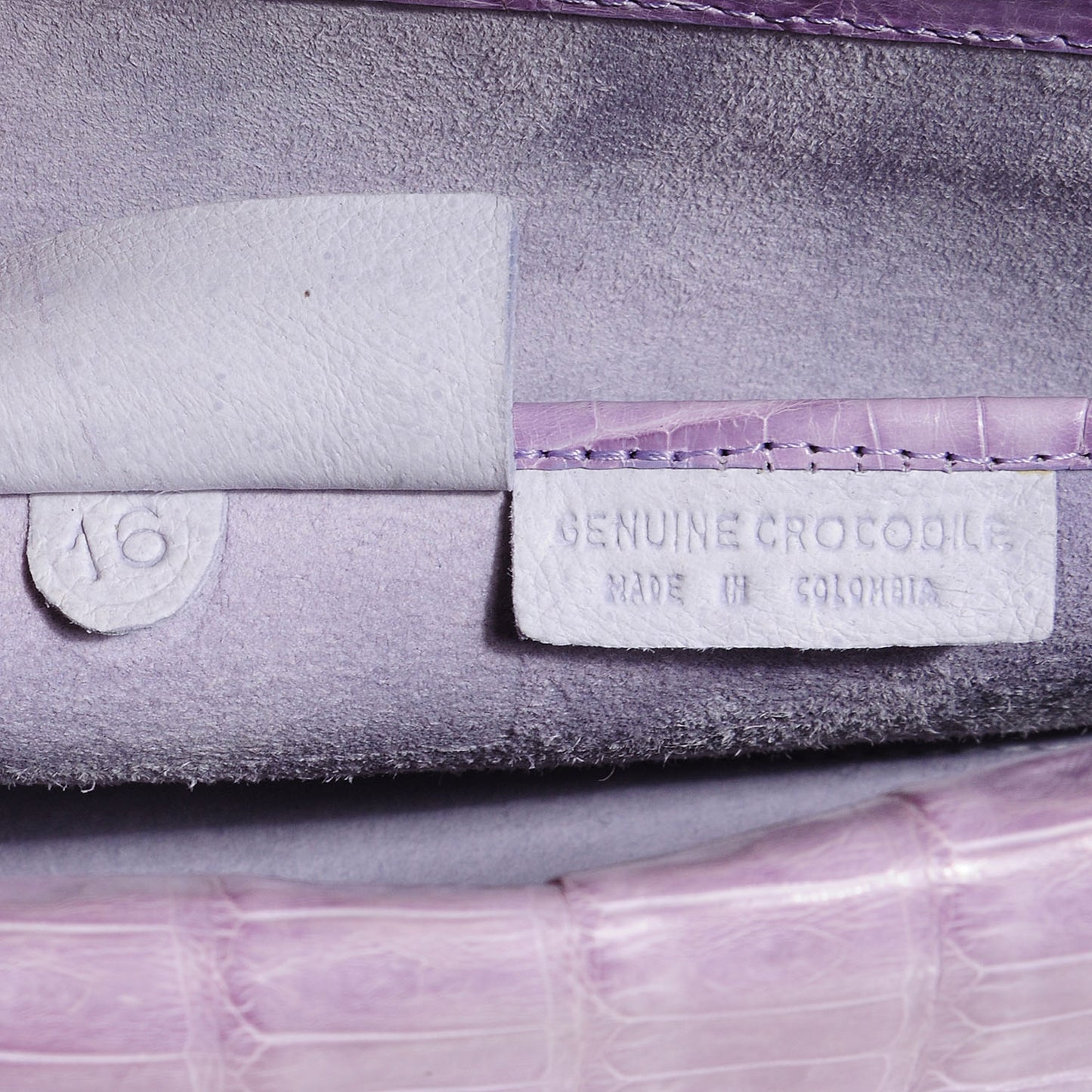 Crocodile Envelope Clutch