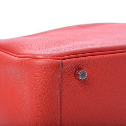 Hermes Taurillon Clemence Lindy 30 Rouge Casaque 13 of 16