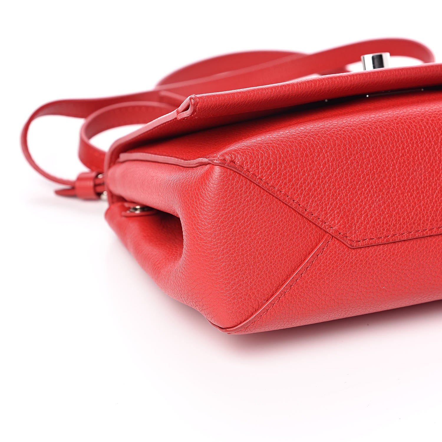 Louis Vuitton Calfskin Lockme II Chain Bag BB Rubis 7 of 9