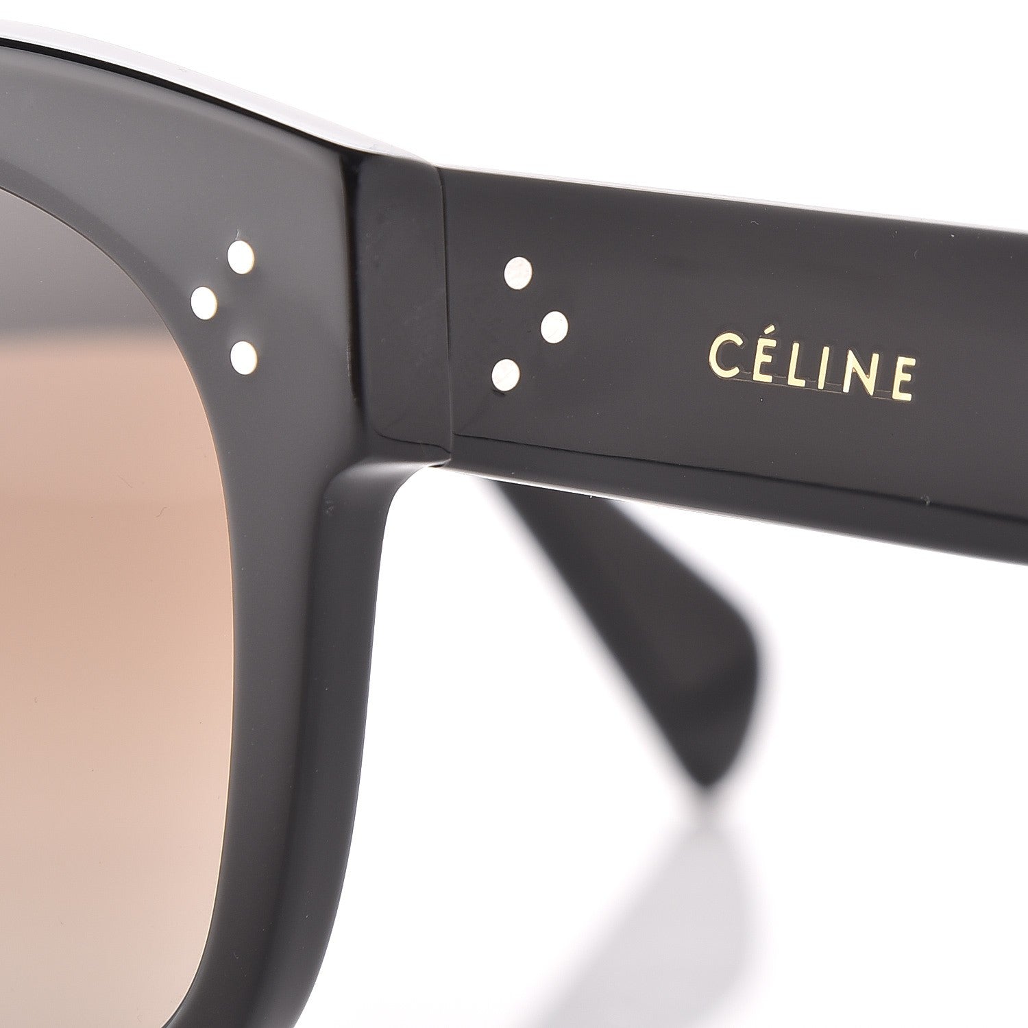 Celine New Audrey Sunglasses CL 41805/S Black 7 of 8