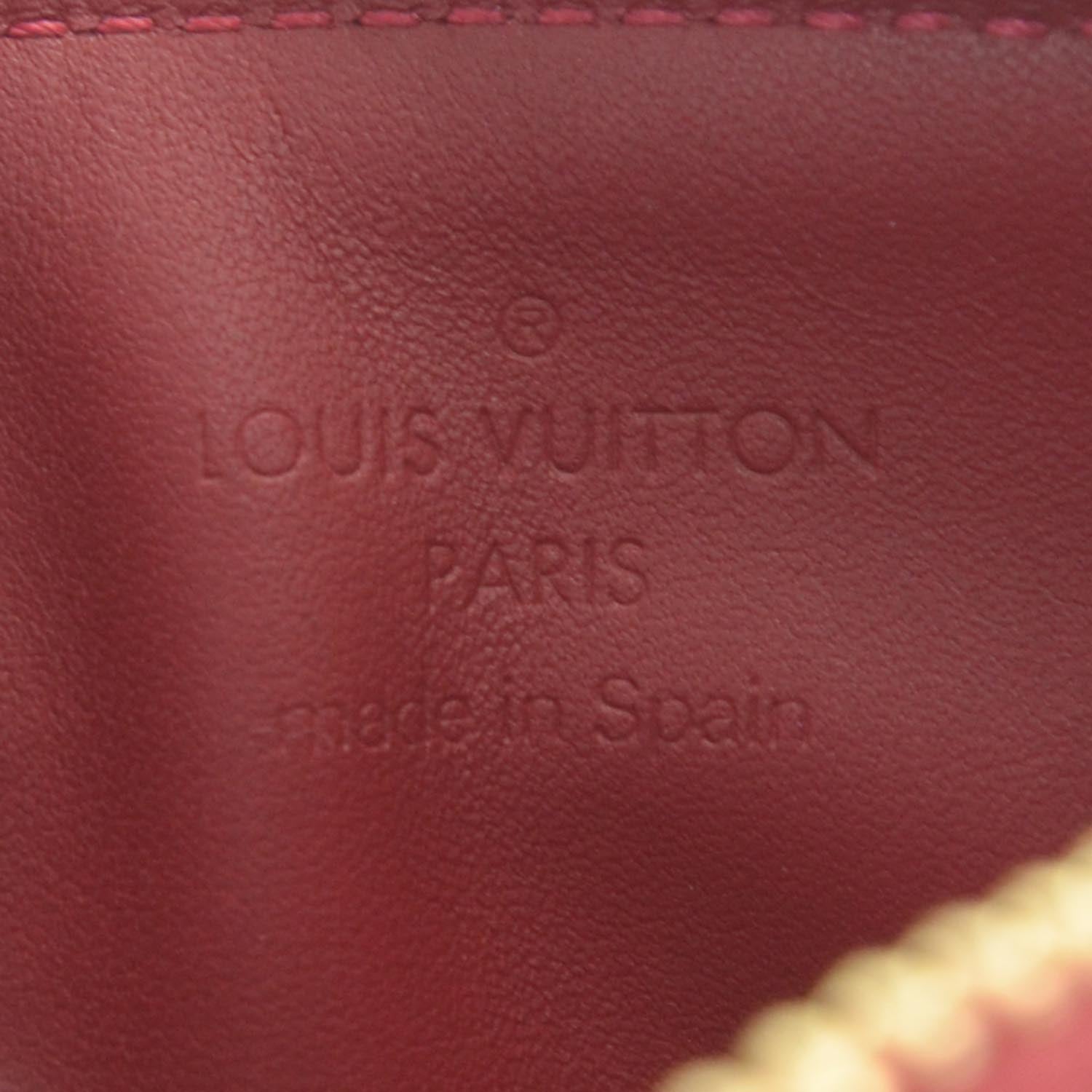 Louis Vuitton Vernis Key Pouch Pomme D'Amour 3 of 7