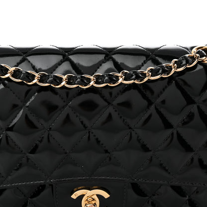 Chanel Patent Quilted Medium Double Flap Black 8 of 11